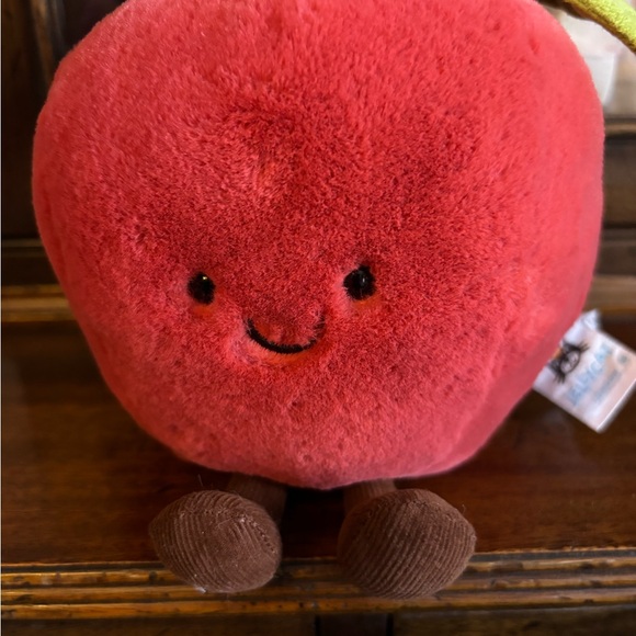 Jellycat AMUSEABLES APPLE Authentic US seller Summer 2025 drop Foodie smile FOMO - Picture 9 of 10